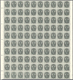 ** Deutsche Abstimmungsgebiete: Allenstein: 1920, 5 Pfg. Aufdruck-Ausgabe Im Komplettem Rollenbahnbogen - Sonstige & Ohne Zuordnung