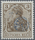 ** Deutsche Abstimmungsgebiete: Oberschlesien - Französische Besatzung: 1920, Germania 3 Pfg. Braun Mit - Altri & Non Classificati