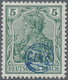 ** Deutsche Abstimmungsgebiete: Oberschlesien - Französische Besatzung: 1920, Germania 5 Pfg. Grün Mit - Altri & Non Classificati