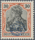 ** Deutsche Abstimmungsgebiete: Oberschlesien - Französische Besatzung: 1920, Germania 30 Pfg. Orange/s - Sonstige & Ohne Zuordnung