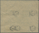 Brfst/ Danzig: 1923, Flugpostmarke 250 000 Mark Lebhaftrot, Im Viererblock Auf Kleinem Briefstück, Entwerte - Sonstige & Ohne Zuordnung