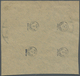 Brfst/ Danzig: 1923, Flugpostmarke 500 000 Mark Lebhaftrot, Im Viererblock Auf Kleinem Briefstück, Entwerte - Sonstige & Ohne Zuordnung