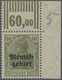 ** Memel: 1920, 60 Pfg. Germania, Hellbraunoliv, Senkrecht Geriffelte Gummierung, Tadellos Postfrisches - Memel (Klaipeda) 1923