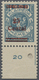 ** Memel: 1923, 25 C. Auf 1000 M. Grünlichblau, Type V, Einwandfrei Postfr. Unterrandstück (Rand Gefalt - Memel (Klaïpeda) 1923