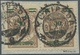 Brfst/ Memel: 1923, 30 Ct. Auf 10 Mk. Als Waagerechtes Paar Auf Kleinem Briefstück, Sauber Gestempelt In Au - Memel (Klaipeda) 1923
