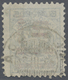 O Memel: 1923, 10 C. Auf 25 M. Auf 5 C. Grünlichblau, Type III, Gest. Zähnung Leicht Unregelmäßig, Gep - Memel (Klaïpeda) 1923