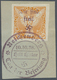 Brfst Sudetenland - Reichenberg: 1938, Zeitungsmarke 50 H Orange Mit Aufdruck "Wir Sind Frei" Breitrandig - Région Des Sudètes