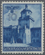 (*) Dt. Besetzung II WK - Generalgouvernement: 1940, 10 Gr Blau Bauwerke, Probedruck In Zähnung L12, Sau - Occupazione 1938 – 45