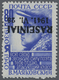 ** Dt. Besetzung II WK - Litauen - Rossingen (Raseiniai): 1941, Sondermarke Zu 80 K Mit Kopfstehendem A - Besetzungen 1938-45