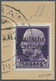 Brfst Dt. Besetzung II WK - Zara: 1943, Freimarke 50 L Dunkelviolett Mit Echtem Aufdruck Type I Auf Briefs - Besetzungen 1938-45