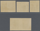 (*) Feldpostmarken: WLASSOW ARMEE: 1943, Probedrucke 50 K. Bis 10 Rbl. Dunkelbraun, Kompletter Satz Ohne - Sonstige & Ohne Zuordnung