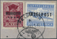Brfst Feldpostmarken: 1944, Rhodos-Weihnachtsmarke Mit Aufdrucktype V Und Rhodos-Zulassungsmarke, Durchsto - Altri & Non Classificati