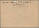 Br Feldpost 2. Weltkrieg: 1945 (20.3.), Augeflogener FP-Brief (leichter Mittelbug) Aus Der "Festung Bre - Altri & Non Classificati