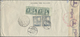 Br Zensurpost: 1940, Luftpost-Ebf. Der Bank Von Griechenland Mit Beidseitig 7 Marken (teils Mit Lochung - Altri & Non Classificati