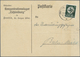 Br KZ-Post: 1937 KZ Lichtenburg: Vordruckkarte Der KZ-Kommandantur Mit Dienstmarke 6 Pf. Gest. "PRETTIN - Lettres & Documents