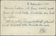 GA KZ-Post: 1941 Ghetto Litzmannstadt: Dänische Antwort-Ganzsachen-Karte 25 Öre Mit Absenderstempel "De - Storia Postale