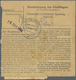 Br KZ-Post: 1944, Zwei Frank. Paketkarken Aus Oberkrain /Stein (mit NSDAP-Dienstsiegel) Neumarktl) Für - Lettres & Documents