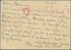 GA KZ-Post: 1942, Generalgouverment Ghetto Tschenstochau 30 Gr. GA-Karte Eines Juden An Eine Jüdische F - Briefe U. Dokumente