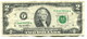 1995 USA $2 Banknote - Federal Reserve Notes (1928-...)