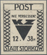 (*) Deutsche Lokalausgaben Ab 1945: STORKOW, 1946: 12 + 38 Pfg. Schwarz Auf Dünnem, Cremefarbigem Papier - Sonstige & Ohne Zuordnung