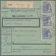 Alliierte Besetzung - Gemeinschaftsausgaben: 1947, 80 Pf Arbeiter, Partie Mit 3 Paketkarten: Dabei 5 - Autres & Non Classés