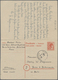 GA Alliierte Besetzung - Ganzsachen: 1948, 30 Pf Arbeiter Antwortdoppelkarte Zusammenhängend Mit Bedarf - Sonstige & Ohne Zuordnung