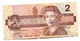 1986 Canada $2 Banknote - Canada