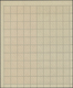 ** Sowjetische Zone - West-Sachsen: 1945, Freimarken Ziffern, Beide Großbögen, Tadellos Psotfrisch Und - Autres & Non Classés