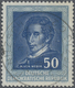 O DDR: 1952, 50 Pfg. C. M. Von Weber Mit Der Seltenen Wasserzeichenvariante DDR Und Posthorn Senkrecht - Autres & Non Classés