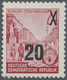 ** DDR: 1954, Freimarke Fünfjahrplan 20 Pf. Auf 24 Pf. Urmarke Im Offsetdruck Bräunlichkarmin Mit Wasse - Sonstige & Ohne Zuordnung