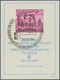 O DDR: 1954, Blockausgabe Zur Briefmarken-Ausstellung Mit Entsprechendem Sonderstempel Und Wasserzeich - Autres & Non Classés