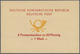 ** DDR - Markenheftchen: 1971, 1 M. Sondermarkenheftchen, Roter Text Mit Orangem Posthorn Und DV 1-6-1 - Carnets