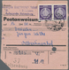 Br DDR - Dienstmarken A (Verwaltungspost B): 1954, 15 Pf Schwärzlichviolett, Senkr. Paar Als MeF Auf Po - Altri & Non Classificati