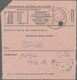 Br DDR - Dienstmarken A (Verwaltungspost B): 1954, 15 Pf Schwärzlichviolett, Senkr. Paar Als MeF Auf Po - Sonstige & Ohne Zuordnung