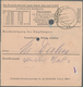 Br DDR - Dienstmarken A (Verwaltungspost B): 1954, 30 Pf Bräunlichrot, EF Auf Postanweisung über 15,40 - Sonstige & Ohne Zuordnung