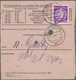 Br DDR - Dienstmarken A (Verwaltungspost B): 1954, 2 X 50 Pf Violettpurpur Als Portogerechte MeF Auf Po - Other & Unclassified