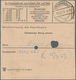 Br DDR - Dienstmarken A (Verwaltungspost B): 1954, 60 Pf Ultramarin, EF Auf Postanweisung über 125 Mark - Autres & Non Classés