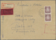 Br DDR - Dienstmarken A (Verwaltungspost B): 1954, 2 X 70 Pf Rötlichbraun MeF Auf Verwaltungswertpostbr - Sonstige & Ohne Zuordnung