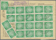 Br DDR - Dienstmarken A (Verwaltungspost B): 1957, 5 Pf Smaragdgrün, 24 Stück Als Portogerechte Massen- - Andere & Zonder Classificatie
