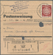 Br DDR - Dienstmarken A (Verwaltungspost B): 1957, 40 Pf Rot, EF Auf Postanweisung über 35 Mark Im Orts - Sonstige & Ohne Zuordnung