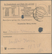 Br DDR - Dienstmarken A (Verwaltungspost B): 1957, 40 Pf Rot, EF Auf Postanweisung über 35 Mark Im Orts - Altri & Non Classificati