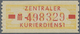 ** DDR - Dienstmarken B (Verwaltungspost A / Zentraler Kurierdienst): 1958, 10 Pfg M = Dresden, Tadello - Sonstige & Ohne Zuordnung