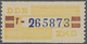 ** DDR - Dienstmarken B (Verwaltungspost A / Zentraler Kurierdienst): 1959, ZKD 20 Pfg T (Gera) Postfri - Sonstige & Ohne Zuordnung