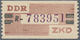 ** DDR - Dienstmarken B (Verwaltungspost A / Zentraler Kurierdienst): 1959, 20 Pfg R = Erfurt, Tadellos - Autres & Non Classés