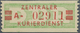 ** DDR - Dienstmarken B (Verwaltungspost A / Zentraler Kurierdienst): 1959, Wertstreifen Für Den ZKD, 2 - Altri & Non Classificati