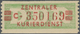 ** DDR - Dienstmarken B (Verwaltungspost A / Zentraler Kurierdienst): 1959, Wertstreifen Für Den ZKD, 2 - Altri & Non Classificati