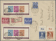 Br Berlin - Vorläufer: 1948: Umschlag Ca. 21 X 15 Cm. Als Ortsbrief Einschreiben Mit Beiden Blöcken Flü - Lettres & Documents