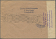 Br Berlin: 1949: LUFTPOSTBRIEF Mit 2 X 1.- DM Schwarzaufdruck, Dazu US-Marken 3 Cent, 2 X 6 Cent Ab Ber - Altri & Non Classificati