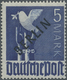 ** Berlin: 1948, 5 Mark Schwarzaufdruck Mit Aufdruckfehler "2 Brüche Im B" Postfrisch, Gepr. BPP, Mi 75 - Sonstige & Ohne Zuordnung