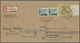 Br Berlin: 1949: Umschlag Georg Bühler, Briefmarken, Verkleinert Auf  20,3 X 10,7 Cm Als Einschreiben M - Autres & Non Classés